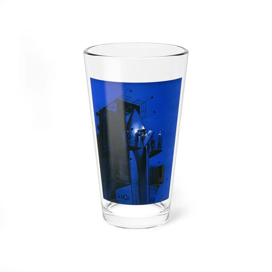 Orbit Flight, 1958 (Magazine Illustration) Pint Glass 16oz-16oz-Go Mug Yourself