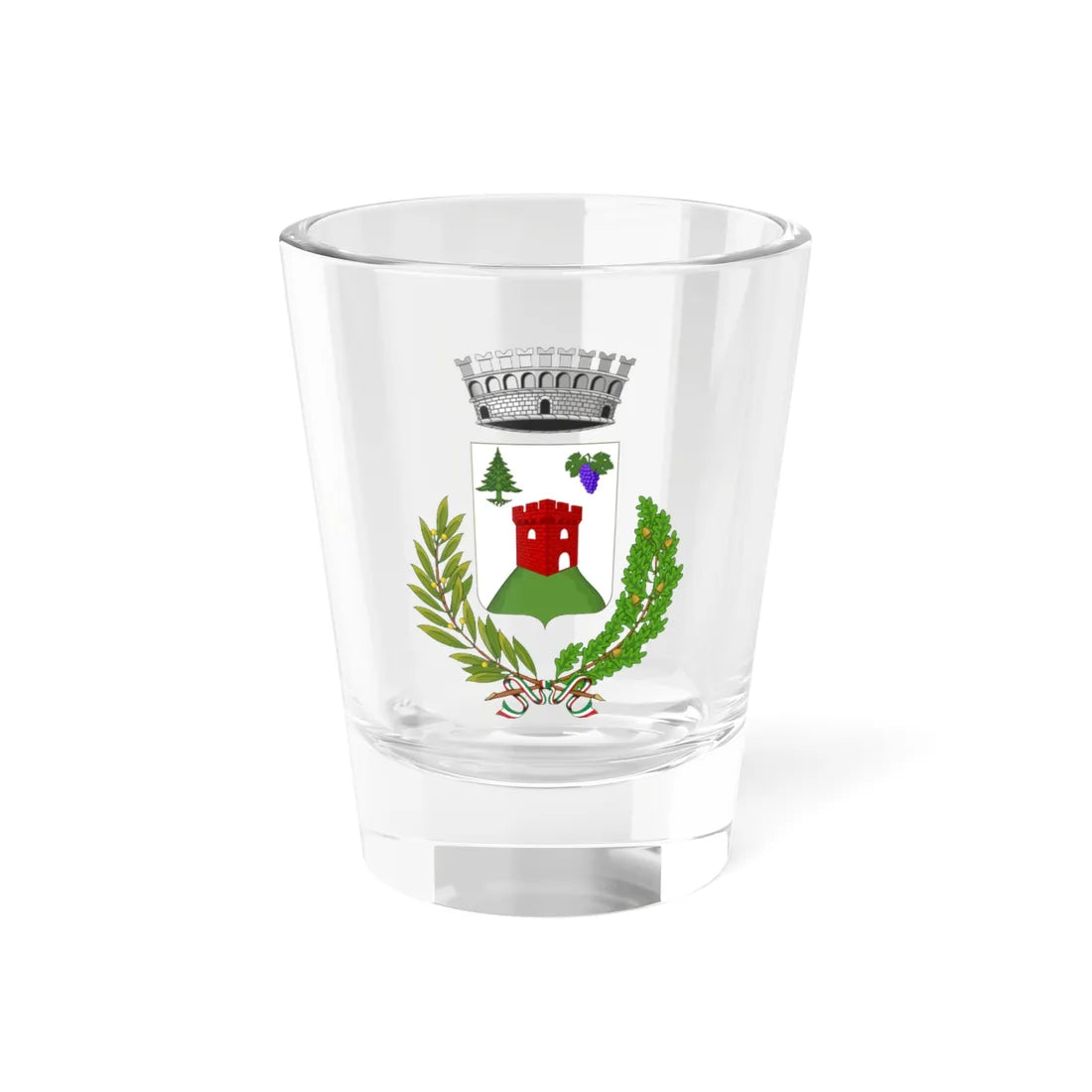 Orco Feglino-Stemma (Italy) (Coat of Arms) Shot Glass 1.5oz 1.5oz - Go Mug Yourself