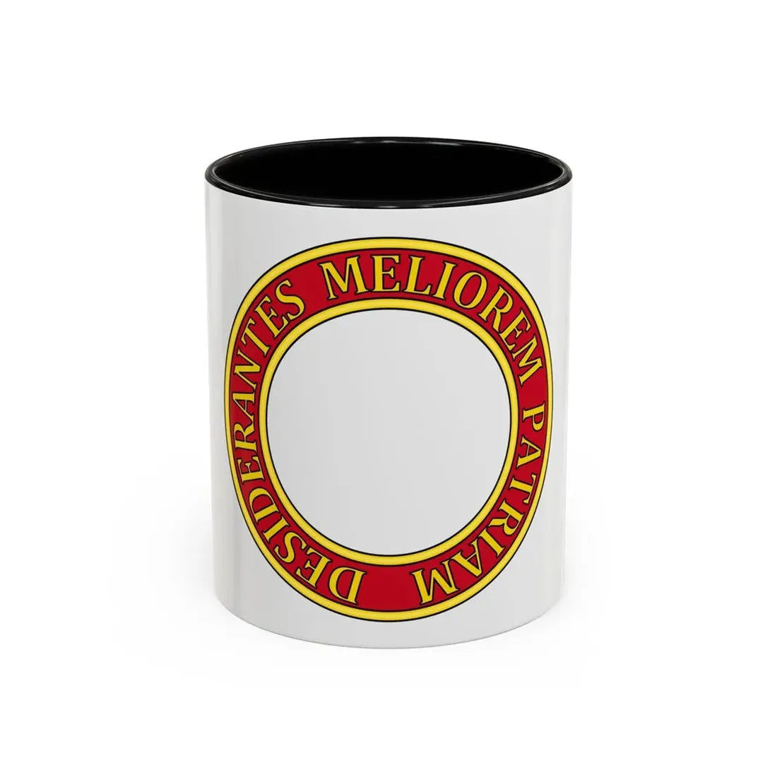 Order of Canada Circlet - Accent Coffee Mug 11oz Black - Go Mug Yourself