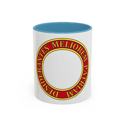 Order of Canada Circlet - Accent Coffee Mug 11oz Light Blue - Go Mug Yourself