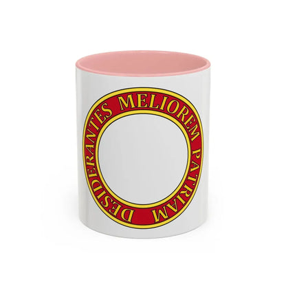 Order of Canada Circlet - Accent Coffee Mug 11oz Pink - Go Mug Yourself
