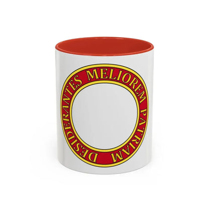 Order of Canada Circlet - Accent Coffee Mug 11oz Red - Go Mug Yourself