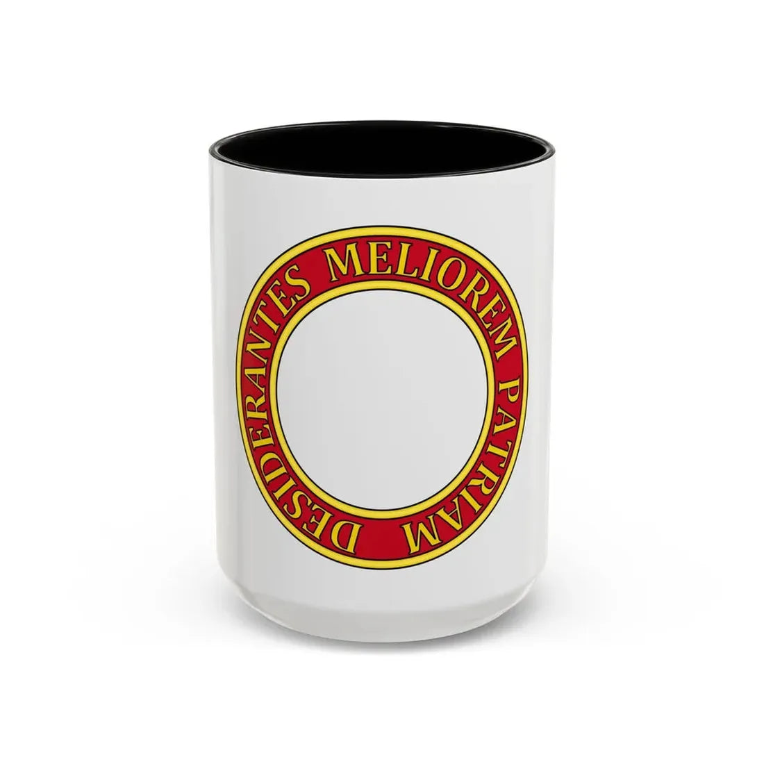 Order of Canada Circlet - Accent Coffee Mug 15oz Black - Go Mug Yourself