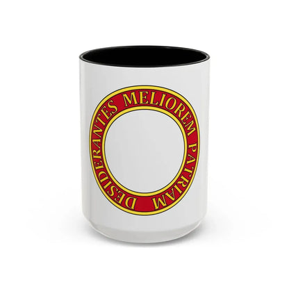 Order of Canada Circlet - Accent Coffee Mug 15oz Black - Go Mug Yourself