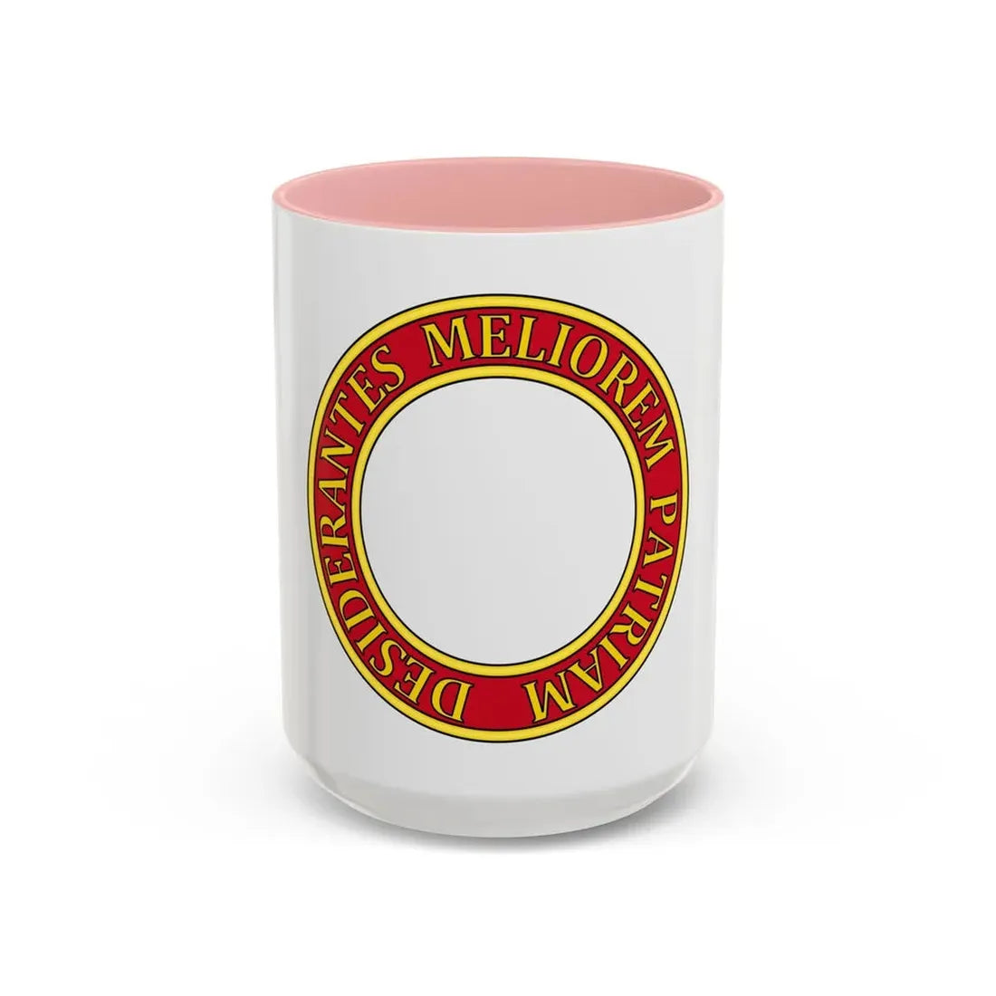 Order of Canada Circlet - Accent Coffee Mug 15oz Pink - Go Mug Yourself
