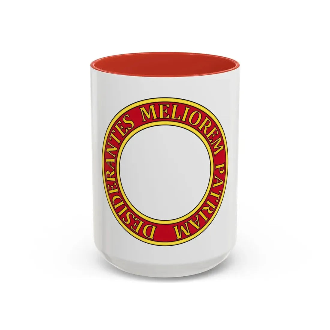 Order of Canada Circlet - Accent Coffee Mug 15oz Red - Go Mug Yourself