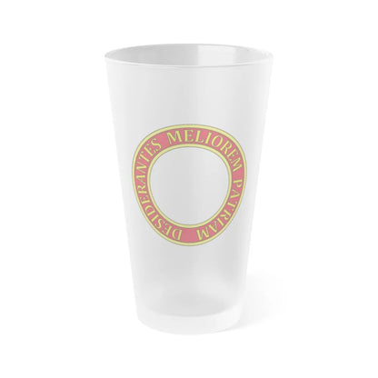 Order of Canada Circlet - Frosted Pint Glass 16oz-16oz-Frosted-Go Mug Yourself