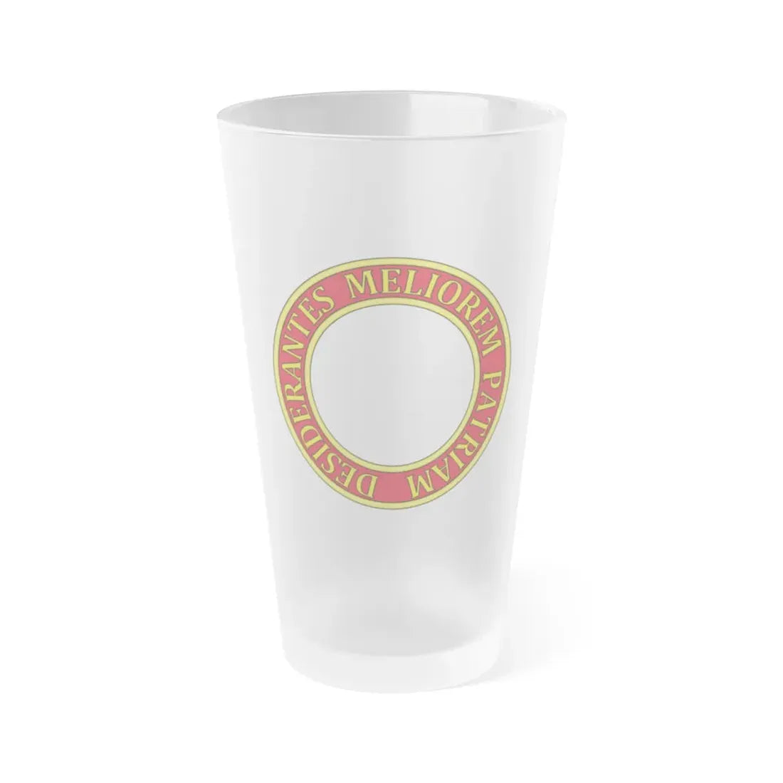 Order of Canada Circlet - Frosted Pint Glass 16oz 16oz Frosted - Go Mug Yourself