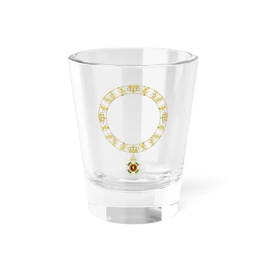 Order of Leopold Belgium Heraldry (Belgium) (Coat of Arms) Shot Glass 1.5oz 1.5oz - Go Mug Yourself