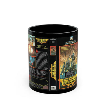 ORDER OF THE BLACK EAGLE (VHS COVER) - Black Coffee Mug-11oz-Go Mug Yourself