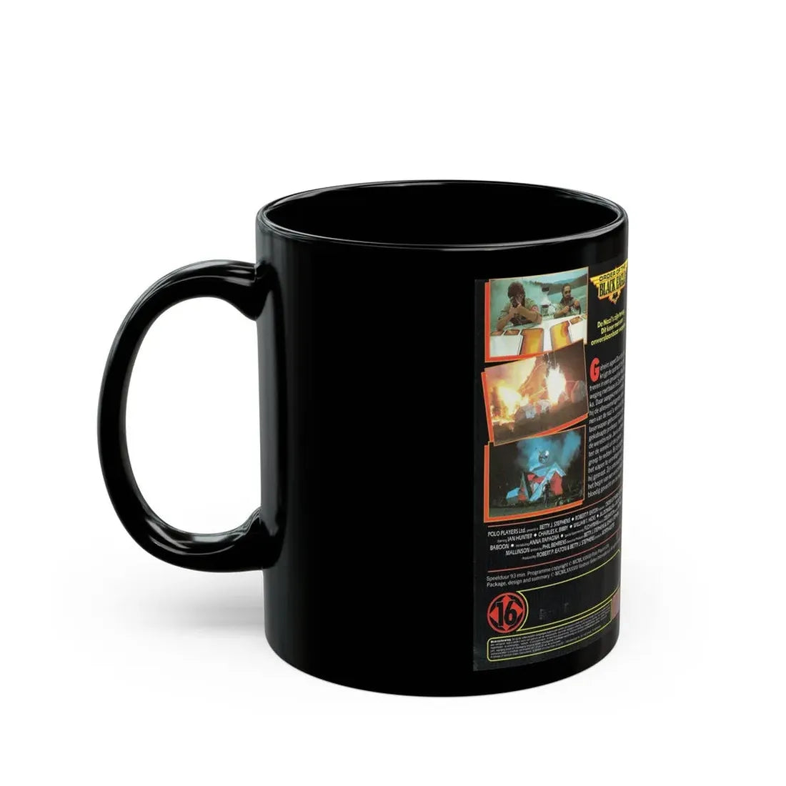 ORDER OF THE BLACK EAGLE (VHS COVER) - Black Coffee Mug - Go Mug Yourself