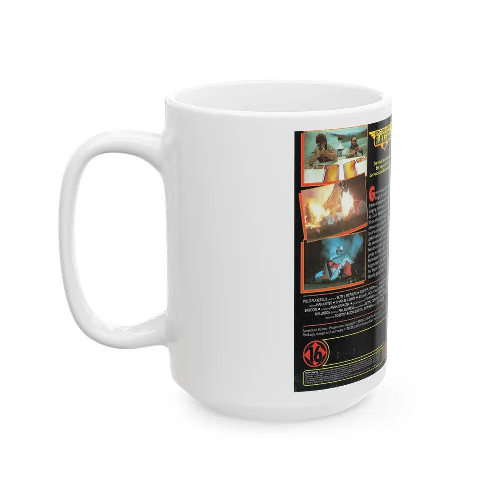 ORDER OF THE BLACK EAGLE (VHS COVER) - White Coffee Mug-Go Mug Yourself