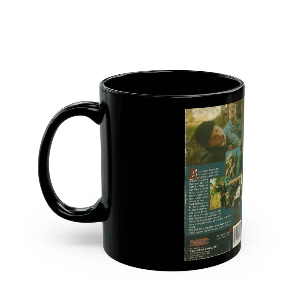 ORDER OF THE EAGLE (VHS COVER) - Black Coffee Mug-Go Mug Yourself