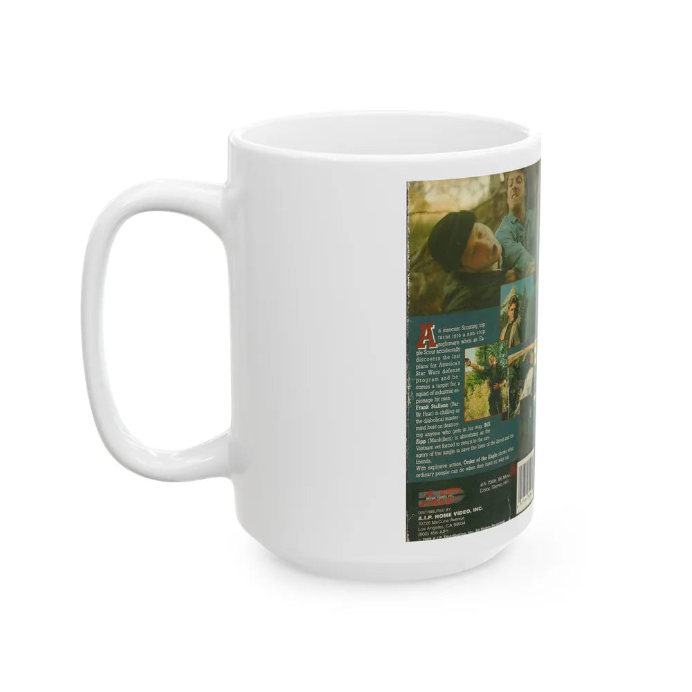 ORDER OF THE EAGLE (VHS COVER) - White Coffee Mug-Go Mug Yourself