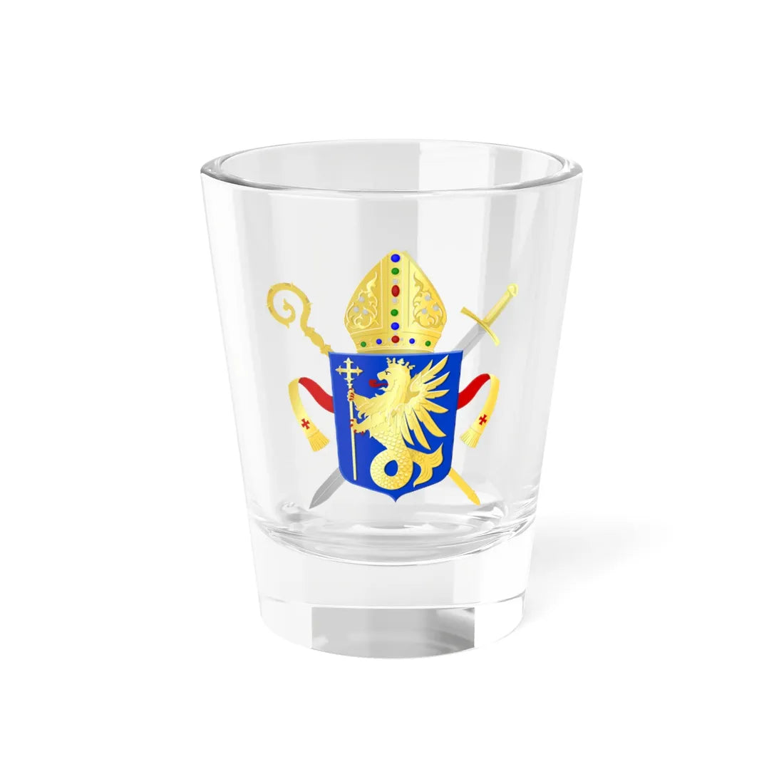 Ordinaat voor de Nederlandse strijdkrachten wapen (Netherlands) (Coat of Arms) Shot Glass 1.5oz 1.5oz - Go Mug Yourself