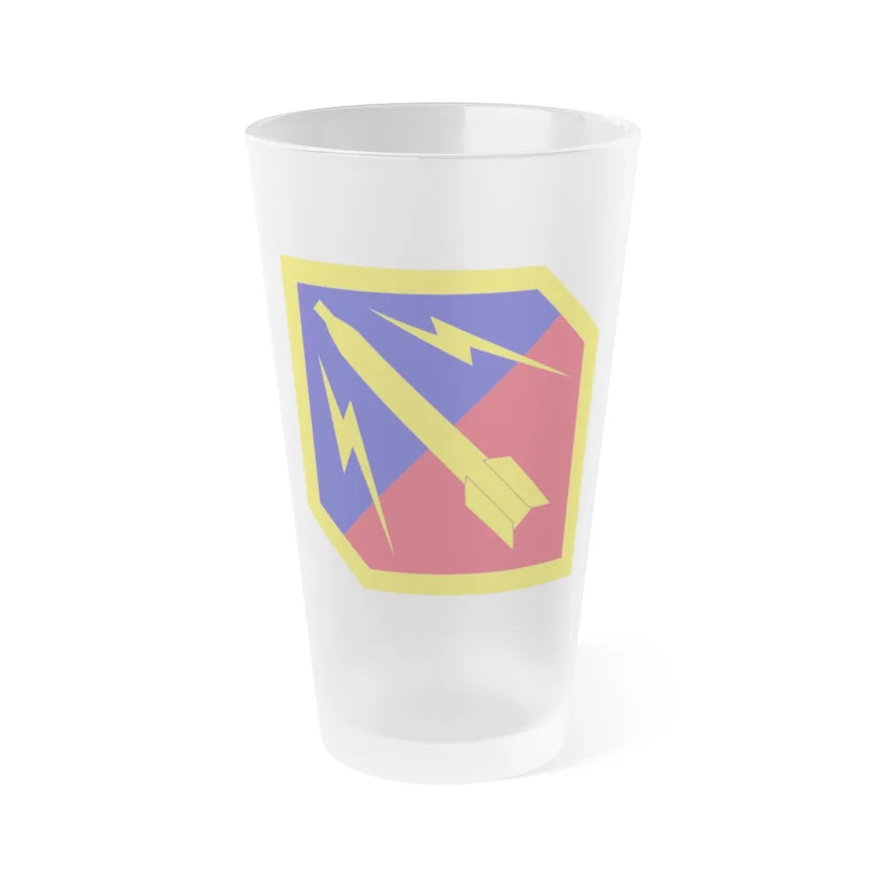 Ordnance Missile Command (U.S. Army) Frosted Pint Glass 16oz-Go Mug Yourself