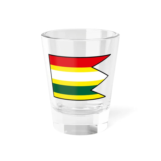 Orechova Poton Dunajska Streda Flag (Slovakia) Shot Glass 1.5oz 1.5oz - Go Mug Yourself