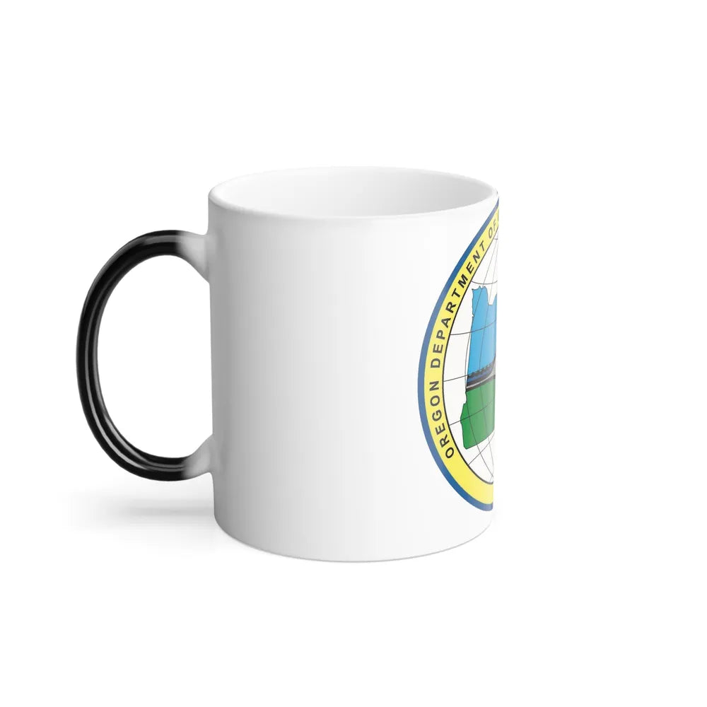 Oregon Department of Geology and Mineral Industries - Color Changing Mug 11oz-Go Mug Yourself