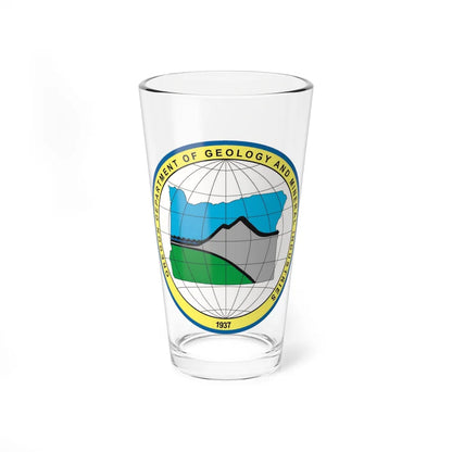 Oregon Department of Geology and Mineral Industries - Pint Glass 16oz-16oz-Go Mug Yourself