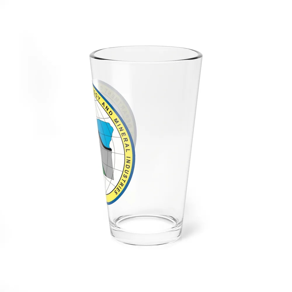 Oregon Department of Geology and Mineral Industries - Pint Glass 16oz-Go Mug Yourself