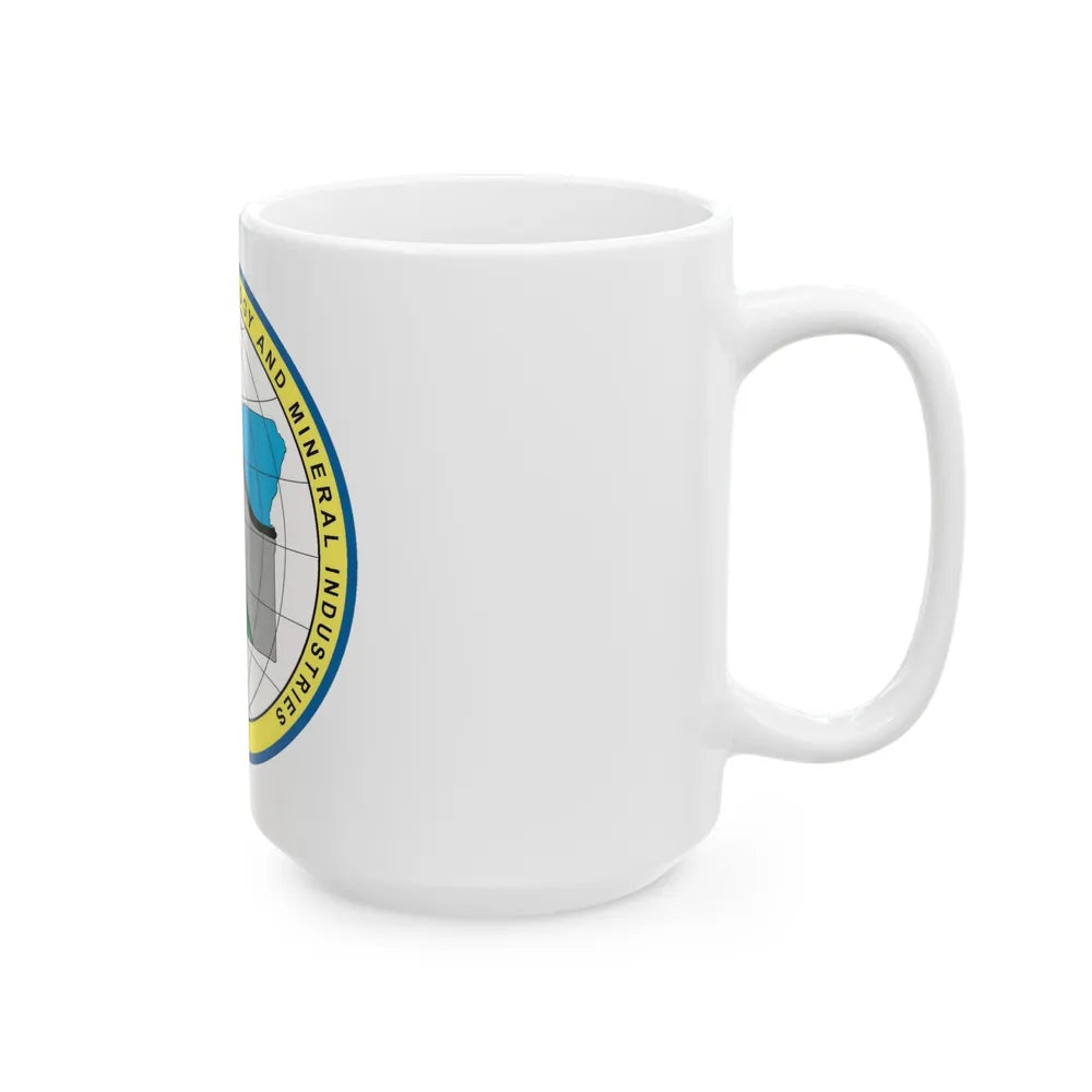 Oregon Department of Geology and Mineral Industries - White Coffee Mug-Go Mug Yourself