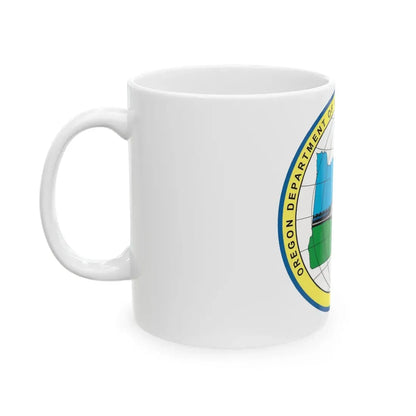 Oregon Department of Geology and Mineral Industries - White Coffee Mug - Go Mug Yourself