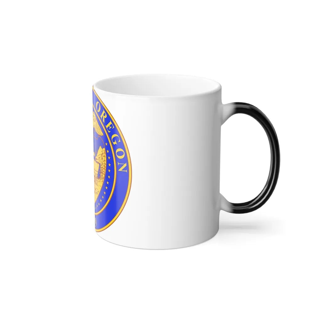 Oregon State Seal v2 - Color Changing Mug 11oz-Go Mug Yourself