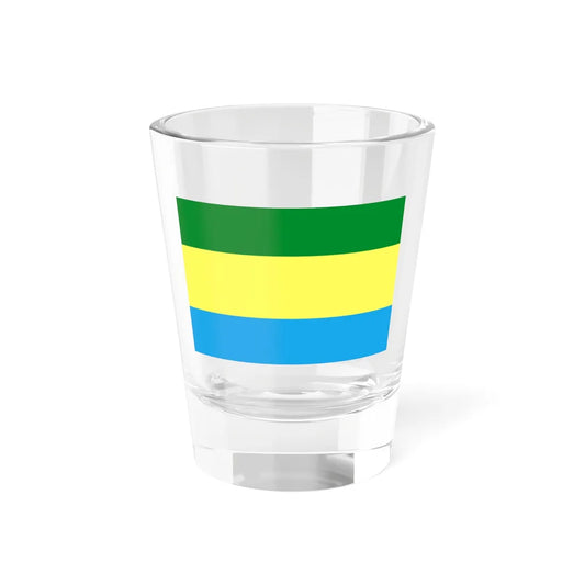 Organización Indígena Chiquitana flag 4 (Bolivia) Shot Glass 1.5oz 1.5oz - Go Mug Yourself