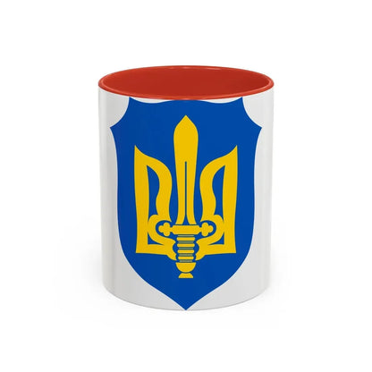 Organization of Ukrainian Nationalists - Accent Coffee Mug 11oz Red - Go Mug Yourself