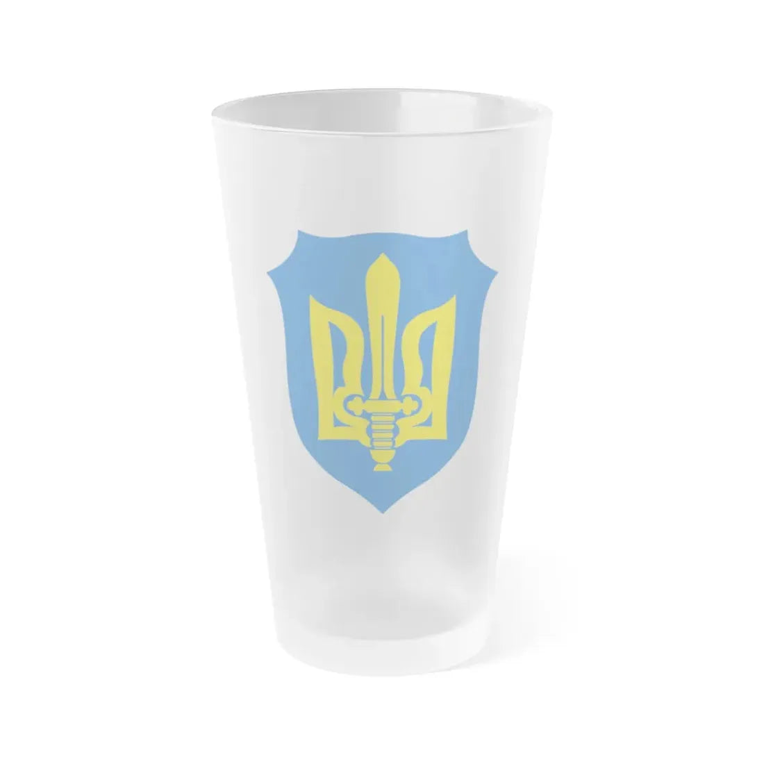 Organization of Ukrainian Nationalists - Frosted Pint Glass 16oz 16oz Frosted - Go Mug Yourself