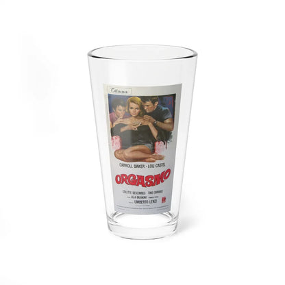 ORGASMO 1969 Movie Poster - Pint Glass 16oz-16oz-Go Mug Yourself