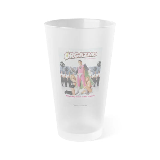 ORGAZMO 1997 Movie Poster - Frosted Pint Glass 16oz-16oz-Frosted-Go Mug Yourself