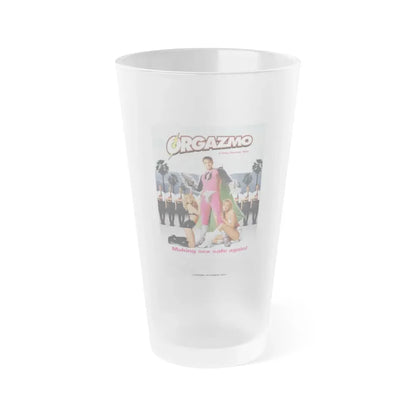 ORGAZMO 1997 Movie Poster - Frosted Pint Glass 16oz 16oz Frosted - Go Mug Yourself