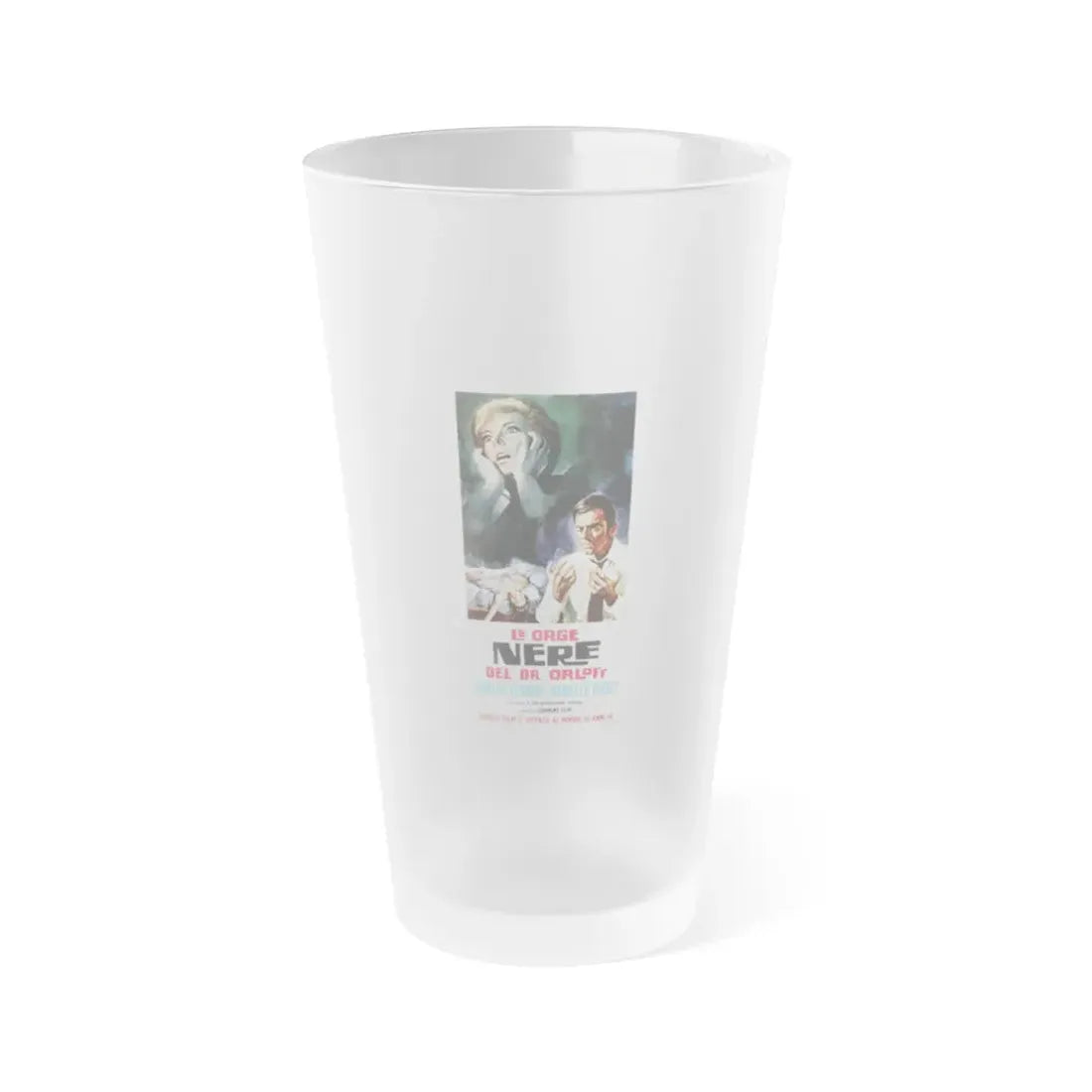 ORGIES OF DR ORLOFF (ITALIAN) 1967 Movie Poster - Frosted Pint Glass 16oz 16oz Frosted - Go Mug Yourself