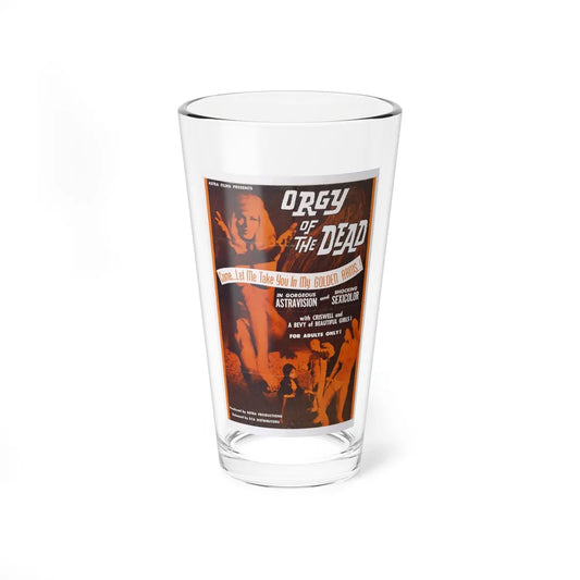 ORGY OF THE DEAD 1965 Movie Poster - Pint Glass 16oz-16oz-Go Mug Yourself