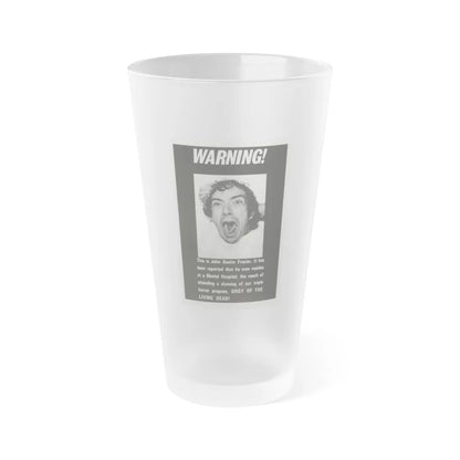 ORGY OF THE LIVING DEAD (TEASER) 1973 Movie Poster - Frosted Pint Glass 16oz-16oz-Frosted-Go Mug Yourself