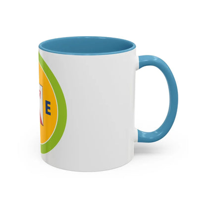 Orienteering (Boy Scout Merit Badge) Accent Coffee Mug-Go Mug Yourself