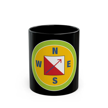 Orienteering (Boy Scout Merit Badge) Black Coffee Mug-11oz-Go Mug Yourself