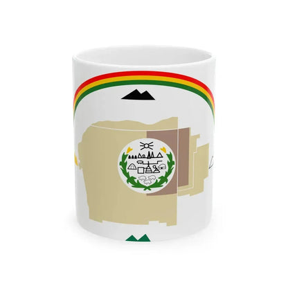 Original flag of Navajo Nation (United States) White Coffee Mug 11oz - Go Mug Yourself