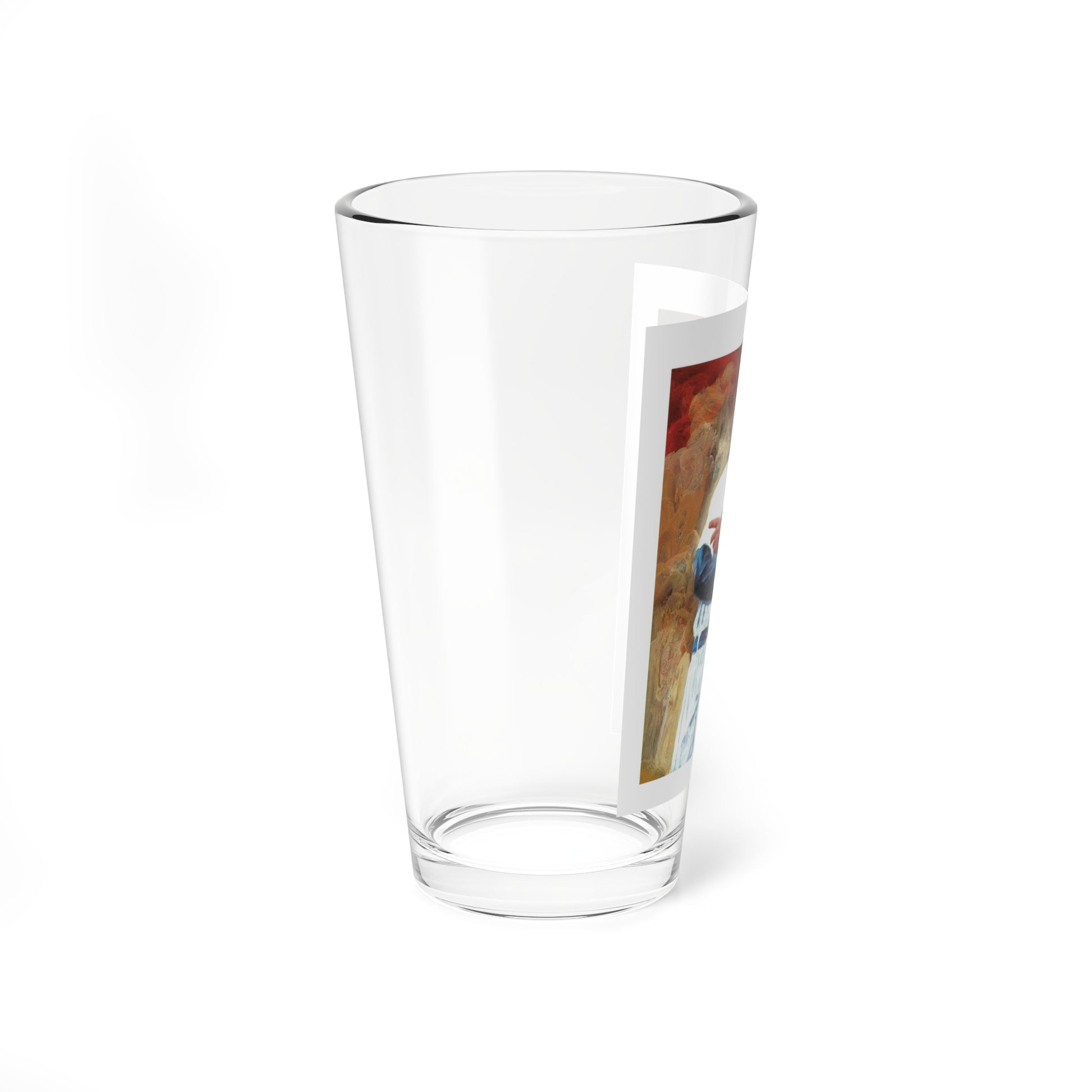 Original Illustration Art (c.1965) (Magazine Illustration) Pint Glass 16oz-Go Mug Yourself