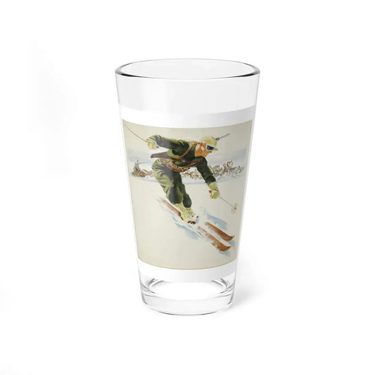 Original Illustration, c. 1945 (Magazine Illustration) Pint Glass 16oz 16oz - Go Mug Yourself