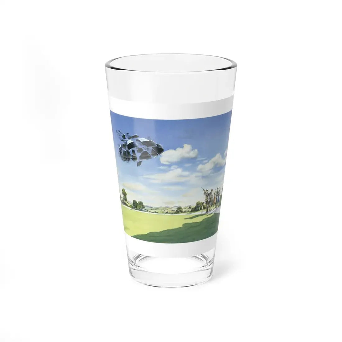 Original Illustration, c. 1945_1 (Magazine Illustration) Pint Glass 16oz 16oz - Go Mug Yourself