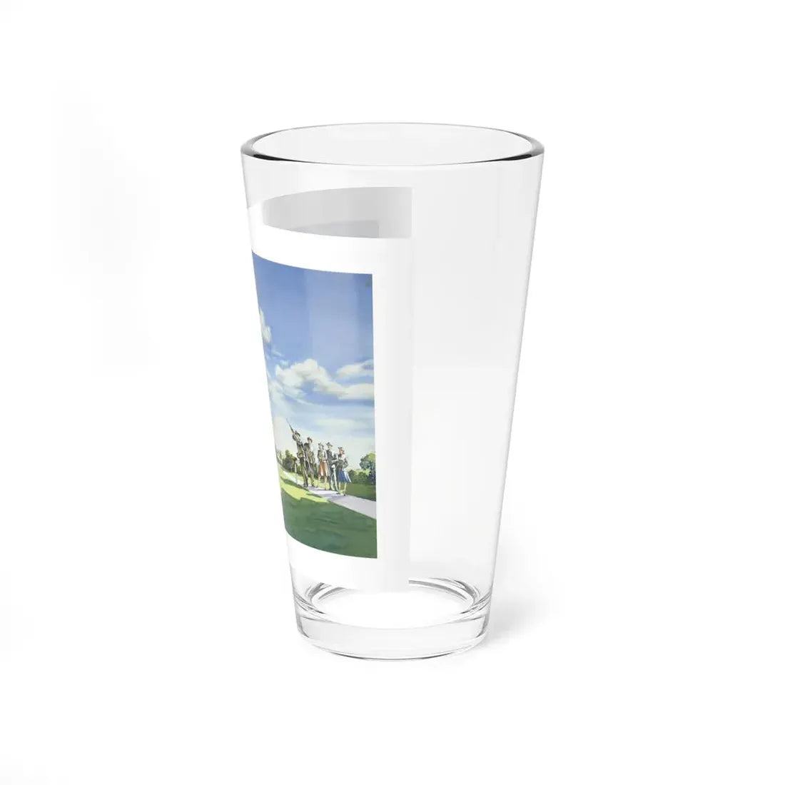 Original Illustration, c. 1945_1 (Magazine Illustration) Pint Glass 16oz - Go Mug Yourself