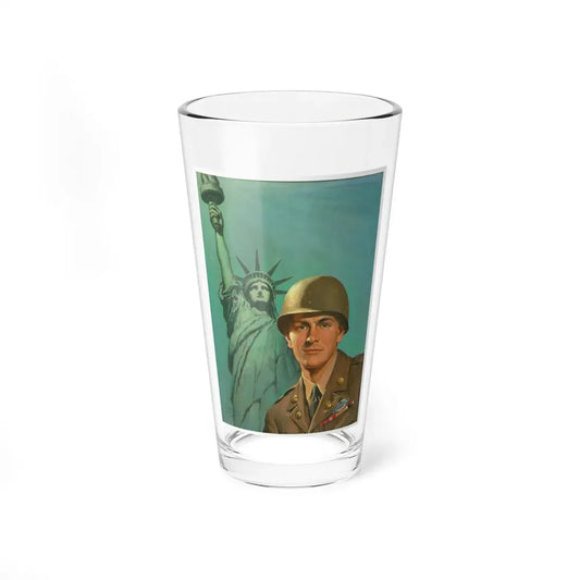 Original Illustration (c.1943) (Magazine Illustration) Pint Glass 16oz 16oz - Go Mug Yourself