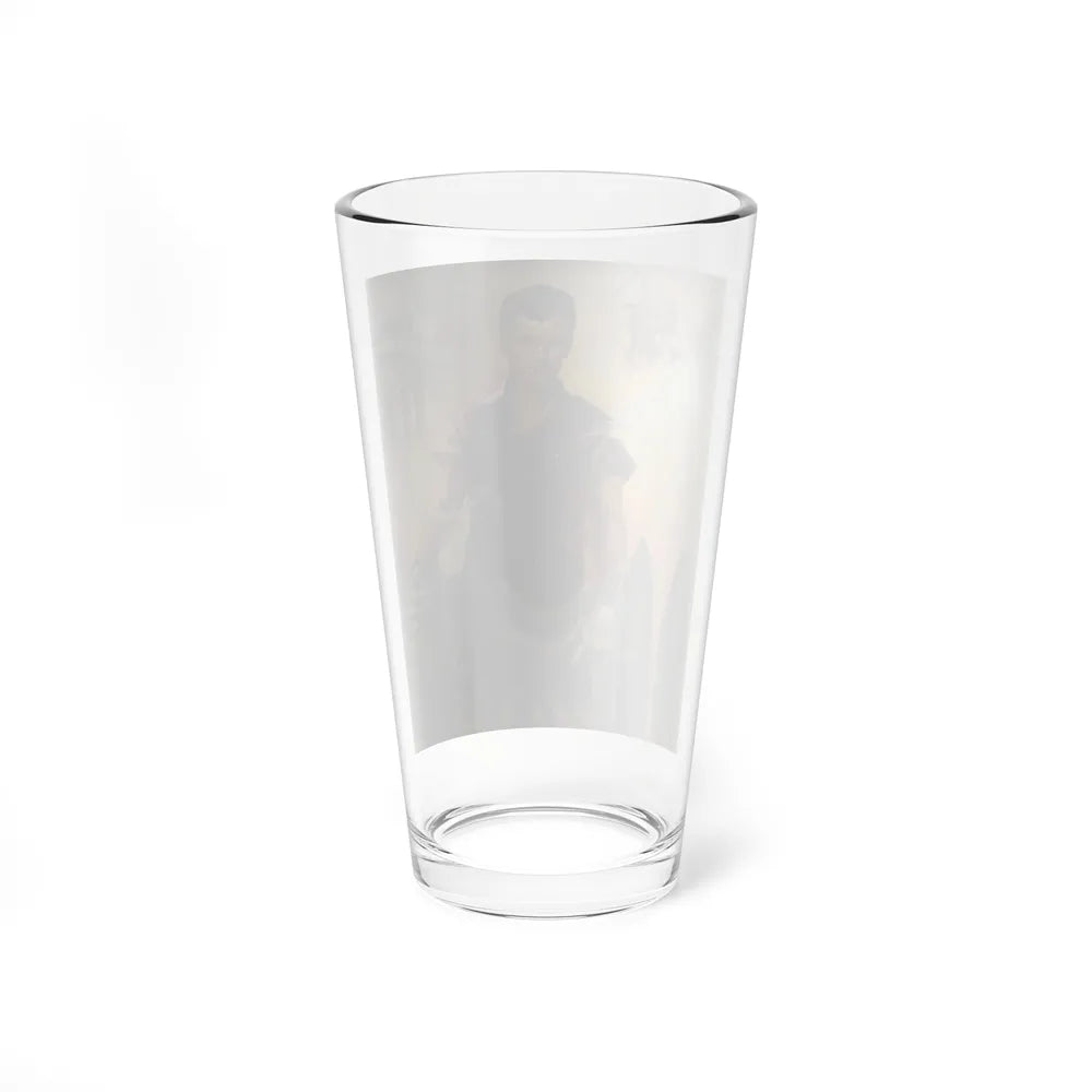 Original illustration (Magazine Illustration) Pint Glass 16oz-Go Mug Yourself