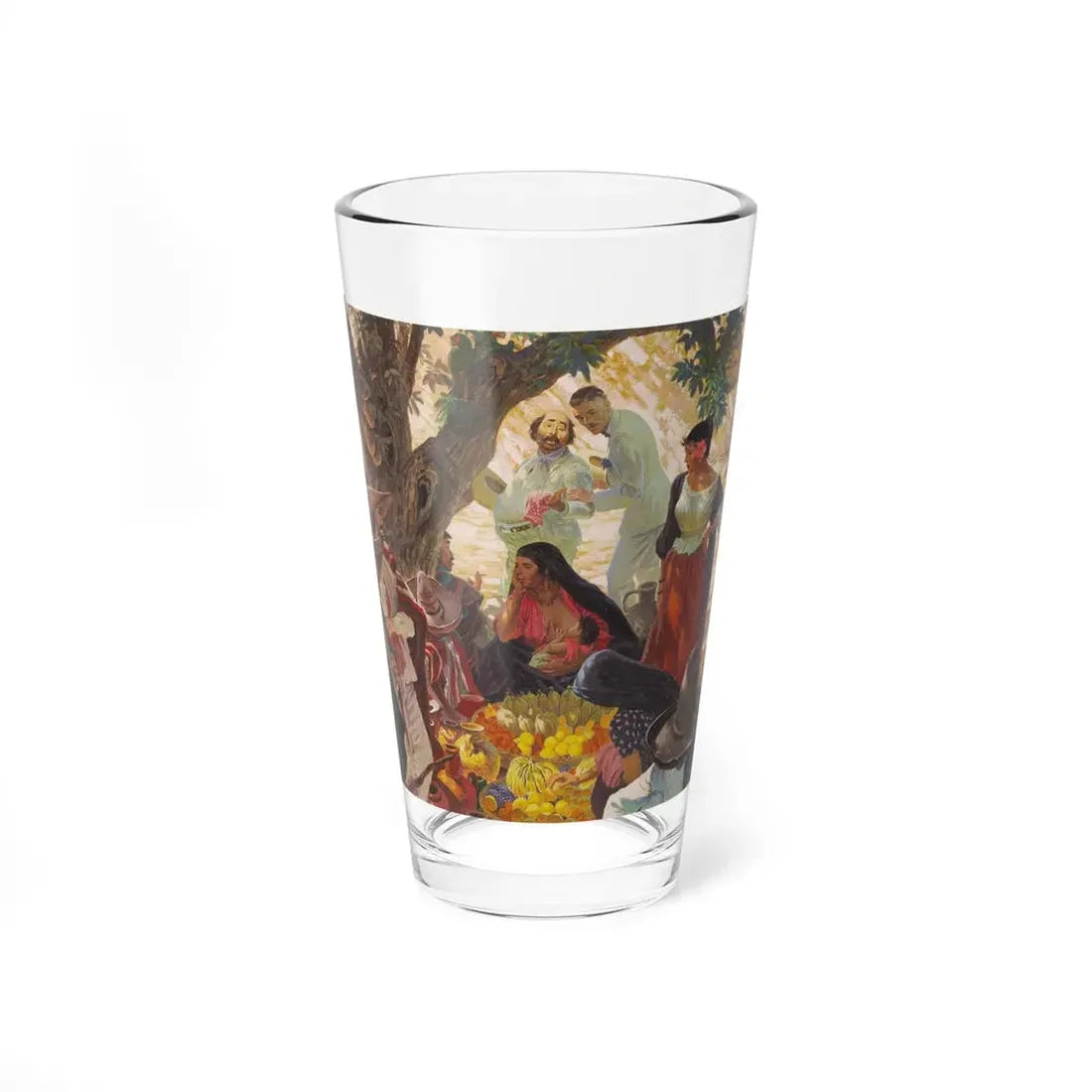 Original illustration_1 (Magazine Illustration) Pint Glass 16oz 16oz - Go Mug Yourself