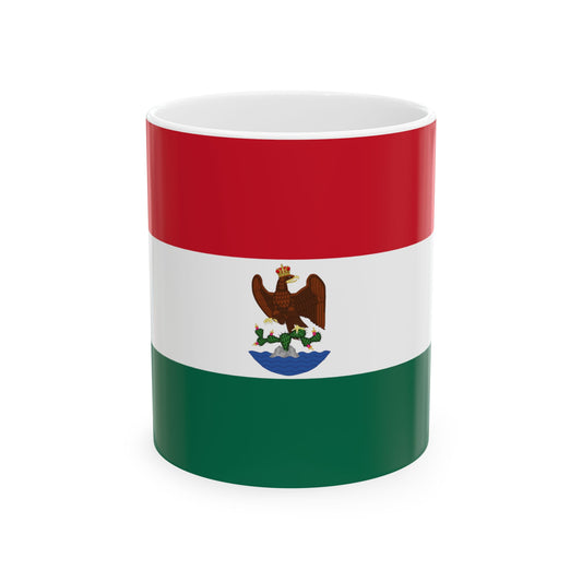 Original Imperial Flag Proposal 1821 (Belize) White Coffee Mug-11oz-Go Mug Yourself