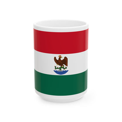 Original Imperial Flag Proposal 1821 (Belize) White Coffee Mug-15oz-Go Mug Yourself