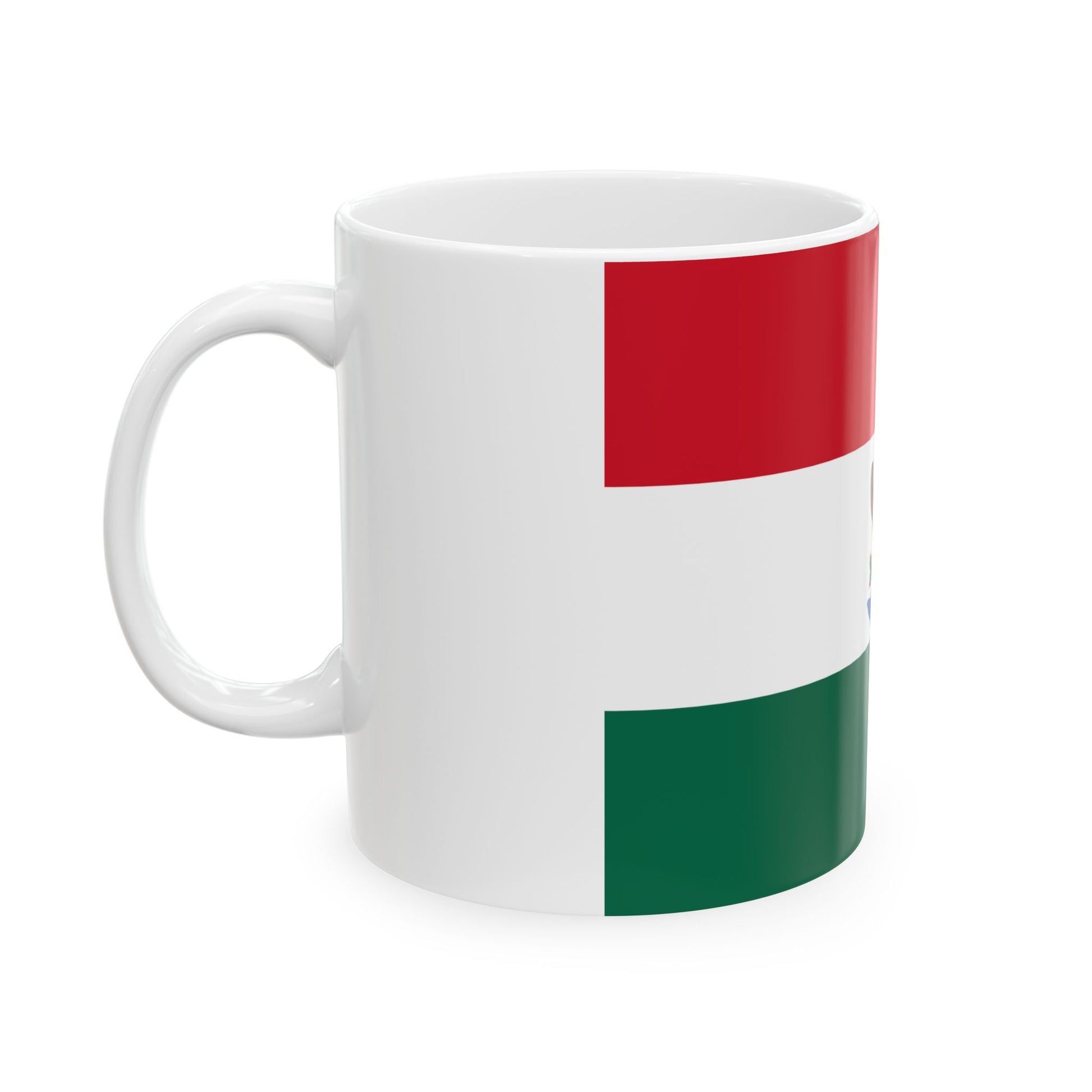 Original Imperial Flag Proposal 1821 (Belize) White Coffee Mug-Go Mug Yourself
