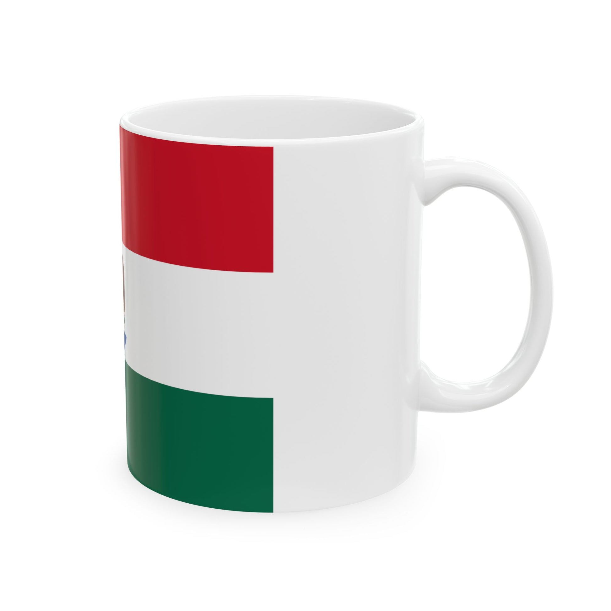 Original Imperial Flag Proposal 1821 (Belize) White Coffee Mug-Go Mug Yourself